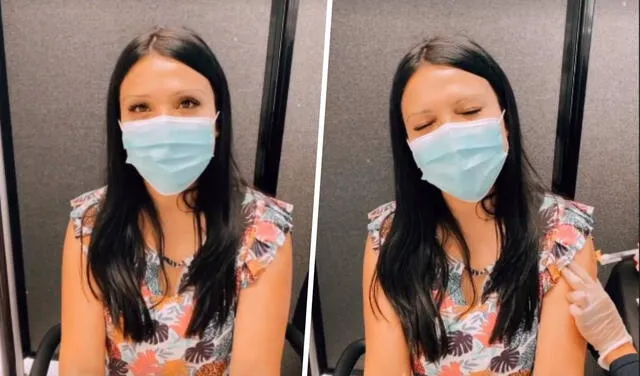 Tula Rodríguez compartió el momento de su vacunación. Foto: Tula Rodríguez / Instagram