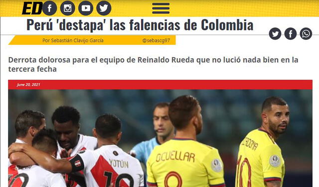 prensa internacional peru colombia
