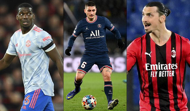 Paul Pogba, Marco Verratti y Zlatan Ibrahimovic son otros de los jugadores de élite de Mino Raiola. Foto: composición de AFP