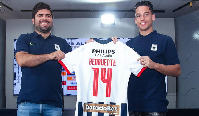 Christian Benavente vestirá la camiseta de Alianza Lima con el dorsal '14'. Foto: Club Alianza Lima
