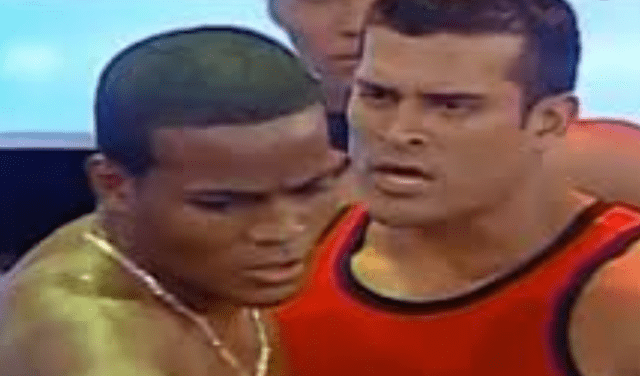 Christian Domínguez y la 'Pantera' Zegarra tuvieron una de las peleas más escandalosas en el 2013. Foto: Difusión