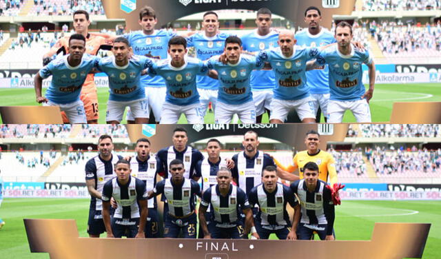Alianza Lima y Sporting Cristal disputarán la segunda final nacional a las 3.00 p. m. (hora peruana). Foto: composición Liga 1