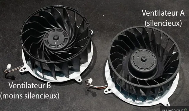 Estos son los dos tipos de ventiladores de la PS5
