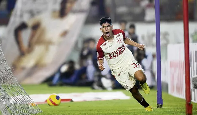Estreno. Quispe marcó su primer gol con la ‘U’ en el 2022. Foto: difusión