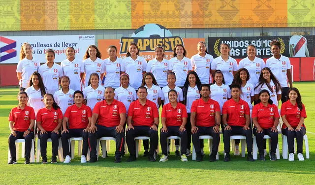 La postal oficial de la delegación peruana que partirá a Chile. Foto: selección peruana