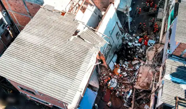 Impactante derrumbe de un edificio en Brasil deja al menos dos muertos ...