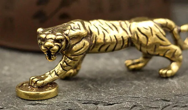 El Tigre es el animal regente del Año Nuevo chino 2022. Foto: AFP
