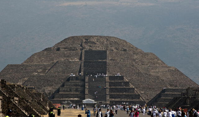 Teotihuacán resalta por sus inmensas pirámides y está cerca de la Ciudad de México. Foto: AFP