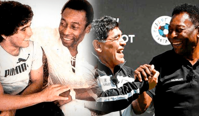 Pelé le dedicó unas emotivas palabras a Diego Maradona tras una semana de su fallecimiento. Foto: composición LR/Difusión