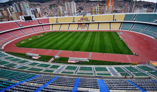 El Estadio Hernando Siles es el principal recinto de la selección boliviana para las Eliminatorias Qatar 2022. Foto: La Jornada Bolivia