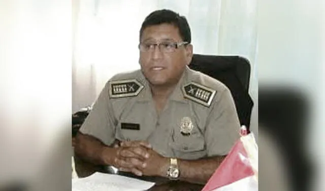 Detenido. General Luis Legua Egocheaga. Foto: difusión