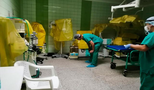 Contraloría verificó mal estado de equipos en hospital Belén. Foto: Contraloría