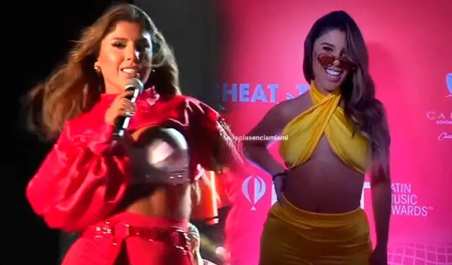 Yahaira Plasencia estrenó "La cantante" y puso a gozar a todos en los Premios Heat 2022.