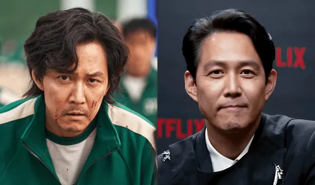 Lee Jung Jae es un actor surcoreano de 49 años que protagonizó El juego del calamar de Netflix. Foto: composición La República/Netflix