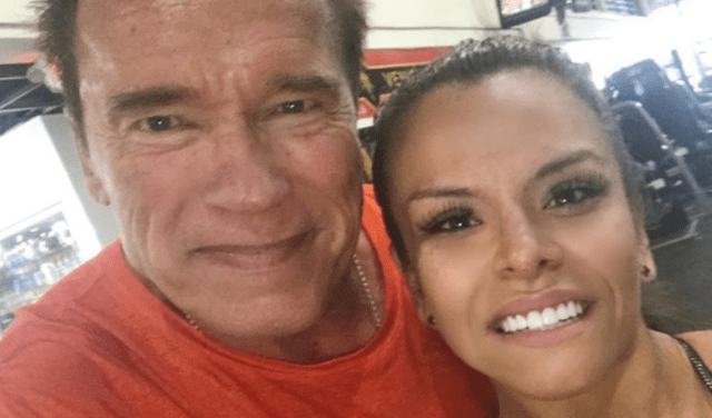 Josetty Hurtado publicó en 2017 una fotografía en su Instagram en la que aparece junto a Arnold Schwarzenegger