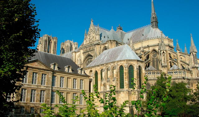 Vista de la catedral de Notre-Dame de Reims. Foto: France.fr