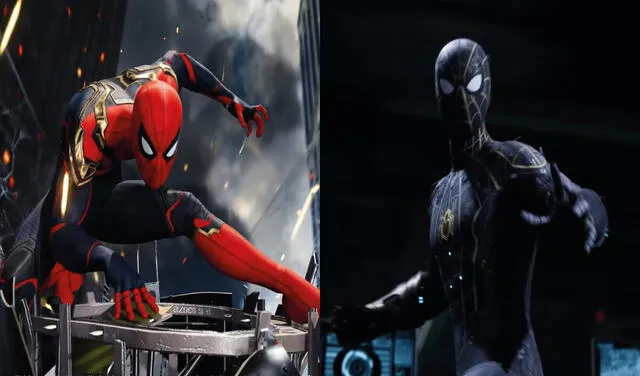 Los nuevos atuendos que se aprecian en los tráiler de la película Spider-Man: No Way Home podrán utilizarse en esta versión del videojuego. Foto: composición LR/ IGN