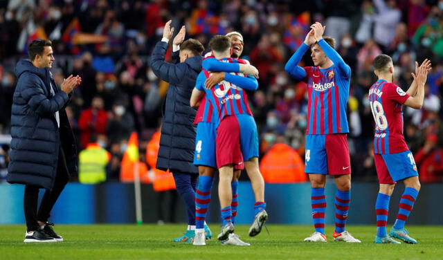 FC Barcelona lleva siete partidos seguidos sin perder en LaLiga. Foto: EFE