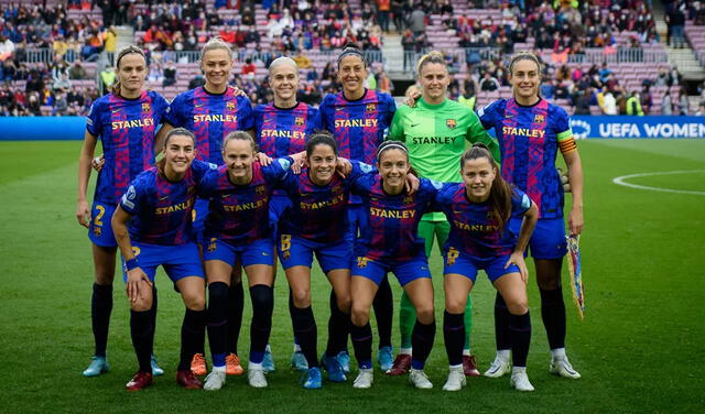 FC Barcelona es el vigente campeón de la Champions League de mujeres. Foto: EFE