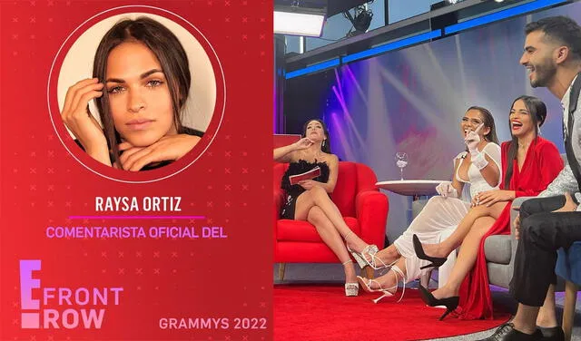 Raysa Ortiz en los Grammy Awards 2022. Foto: Raysa Ortiz/Facebook