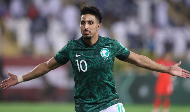 Salem Al-Dawsari apunta a ser eje del juego de Arabia Saudita en este Mundial Qatar 2022. Foto: FIFA