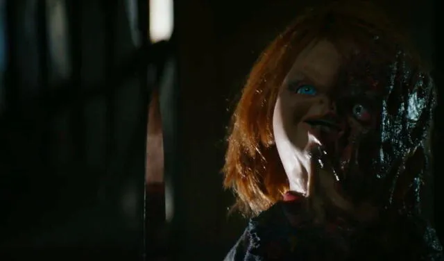 Chucky, la serie: la nueva apariencia del muñeco diabólico. Foto: captura propia.