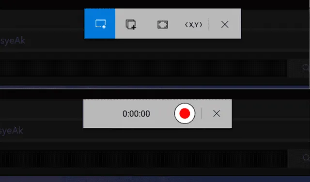 Herramientas de recorte de pantalla para grabar video. Foto: Microsoft / GitHub