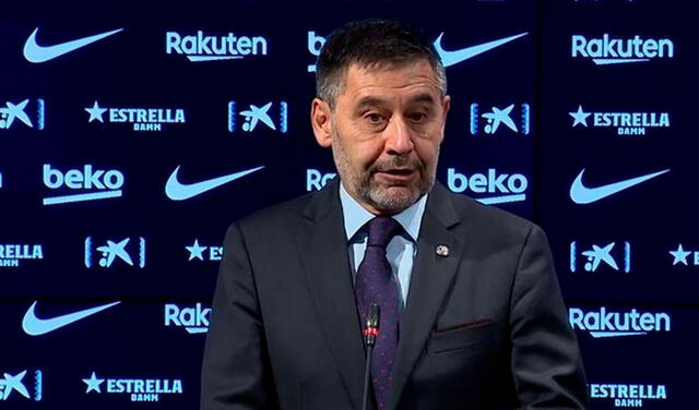 Josep María Bartomeu dejó de ser presidente del FC Barcelona. Foto: Captura de Barca TV