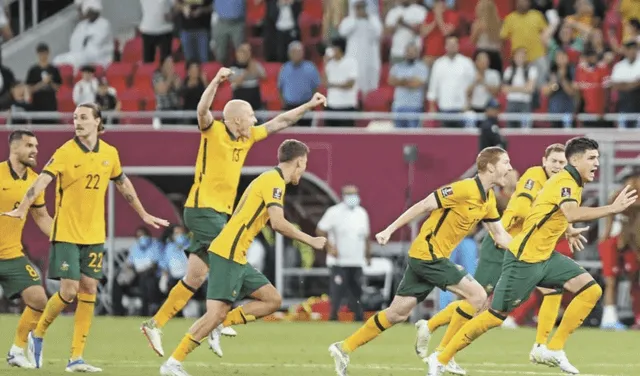 La selección de Australia clasificó al Mundial Qatar 2022.
