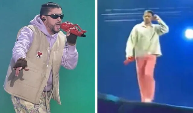 Bad Bunny retumbó el Estadio Nacional en el inicio de su segunda presentación.