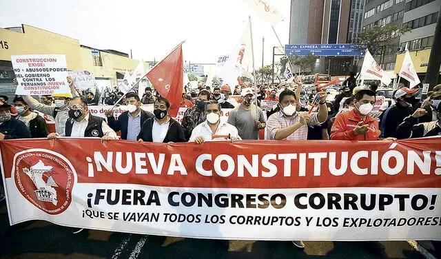 Marchas Protestas Constitución