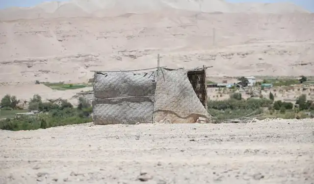 ¿Lotizado? En el lugar se observan cuartos de esteras. Foto: Rodrigo Talavera/La República