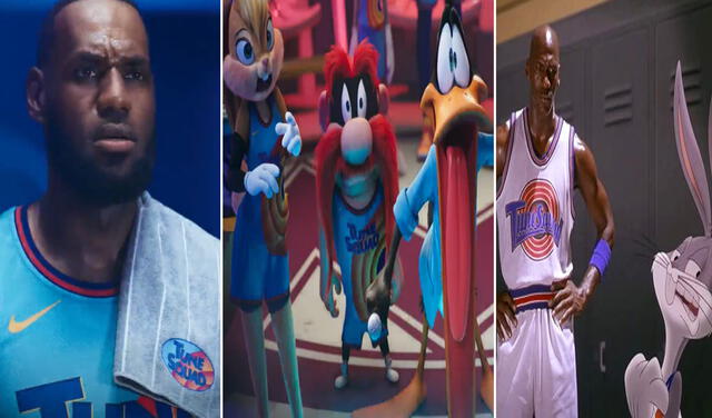 LeBron James, estrella de la NBA, quiere dar un inolvidable juego en el universo Looney Tunes. Foto: Composición/Warner Bros