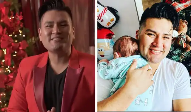 Deyvis Orosco contó que el nacimiento de su hijo Milán lo motivó a seguir en la música. Foto: Composición/ Instagram