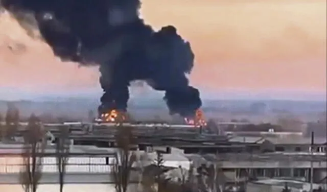Explosión en Ucrania, Rusia