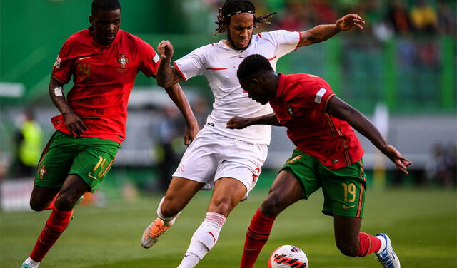 Suiza viene de caer 4-0 ante Portugal. Foto: AFP