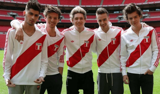 Harry Styles y el resto de sus compañeros del desaparecido grupo One Direction se tomaron fotografías con la camiseta de la selección peruana