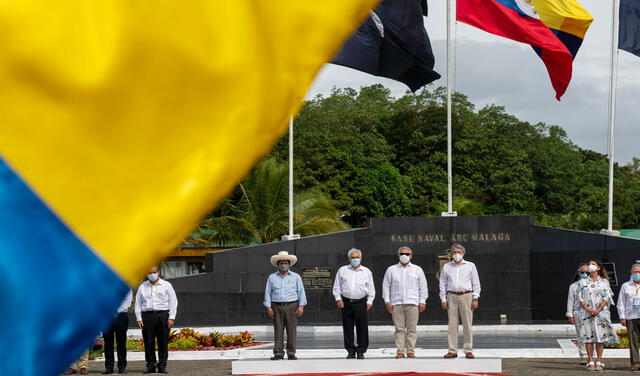 Pedro Castillo con sus pares de la Alianza del Pacífico. Foto: Cancillería de Colombia