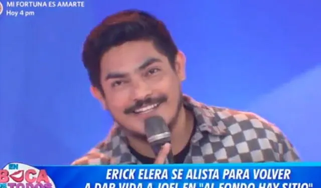 Erick Elera volverá a darle vida a "Joel González" en Al fondo hay sitio.