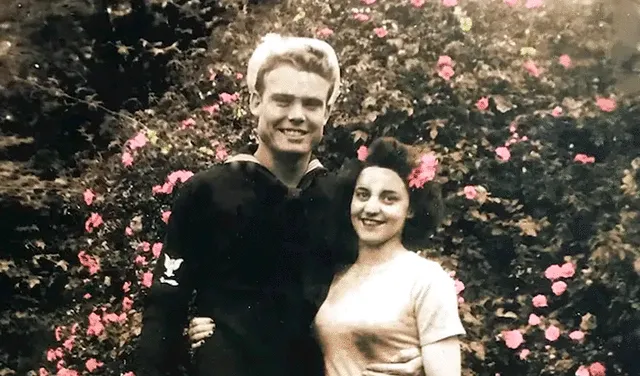 June y Hubert se conocieron en 1941 en la Iglesia de Dios de Eaton Roady, donde se casaron al año siguiente. Foto: La Nación