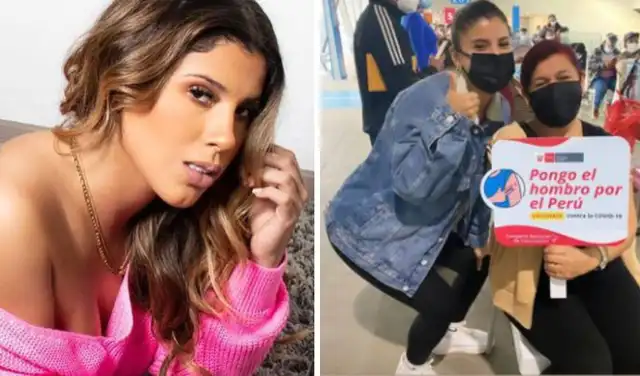 Yahaira Plasencia se mostró feliz porque su madre recibió la primera dosis de la vacuna contra el coronavirus. Foto: Yahaira Plasencia / Instagram