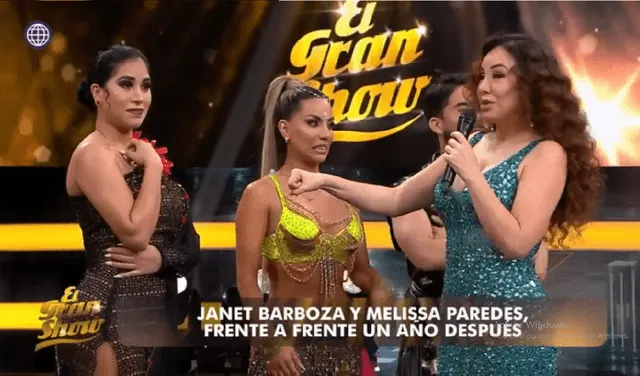 Melissa Paredes y Janet Barboza