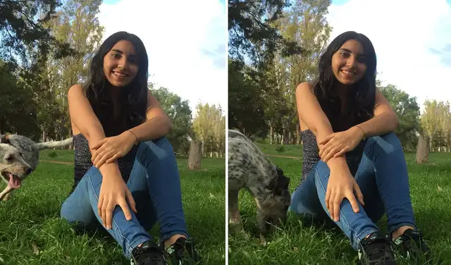 Facebook viral: joven hace una sesión de fotos y su perro la interrumpe para aparecer con ella