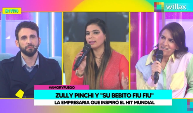 Zully Pinchi, Rodrigo González y Gigi Mitre