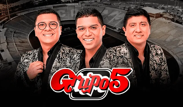 Grupo 5 es la banda de cumbia más popular en todo Perú y Teleticket ya habilitó entradas para concierto del 1 de abril en San Marcos.