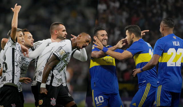 Corinthians vs. Boca Juniors: ambas escuadras tienen tres puntos en la Copa Libertadores 2022. Foto: composición GLR/Corinthians/Boca Juniors