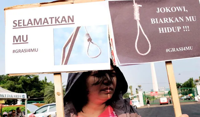 Países como Indonesia todavía admiten la pena de muerte. Foto: AFP