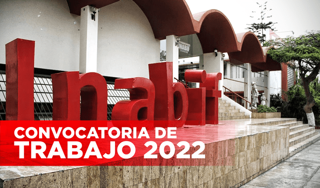 Inabif convocatorias CAS 2022