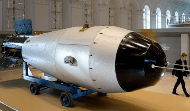 La Bomba del Zar fue desarrollada en la época de la Unión Soviética. Foto: AFP