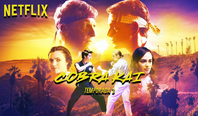 Cobra kai estrenará su tercera temporada en el gigante de streaming. Foto: Netflix